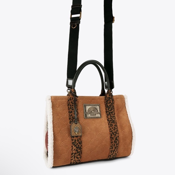 KURT GEIGER LONDON SOUTH BANK TOTE BAG Unbranded Black Guitar Strap No Callouts - Picture 4 of 17